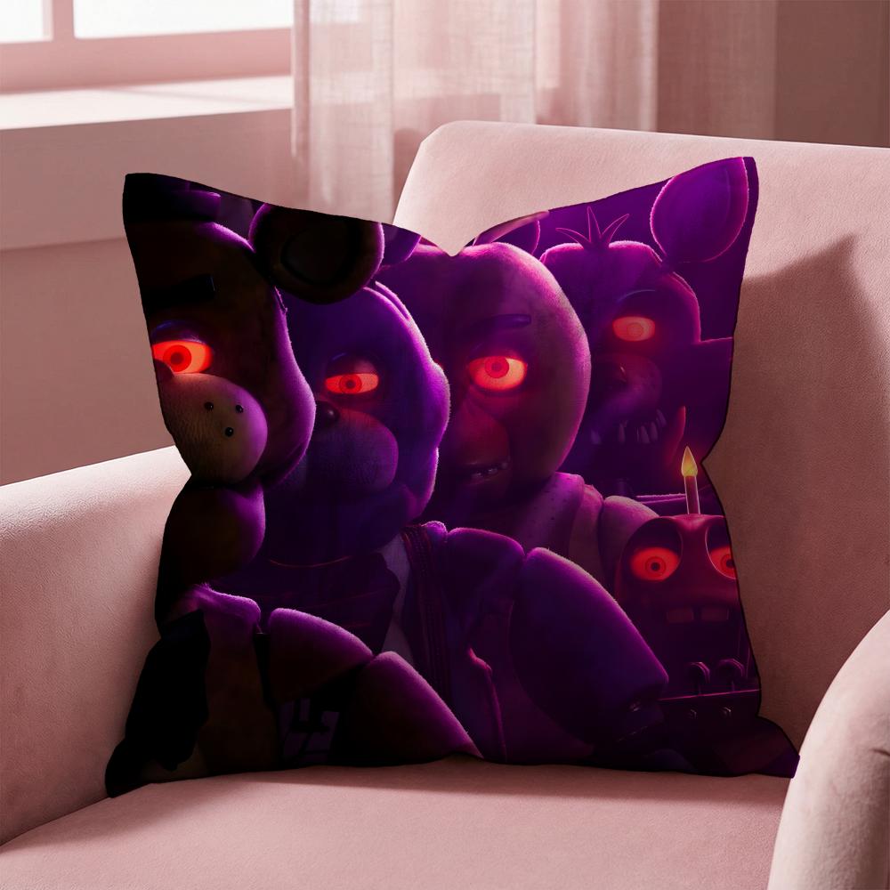

Five N-Nights at F-Freddys2 Cushion Cover Multi-Scene Pillow Cover for Home & Car - Reversible, Soft & Durable for Daily Use 30cmx30cm