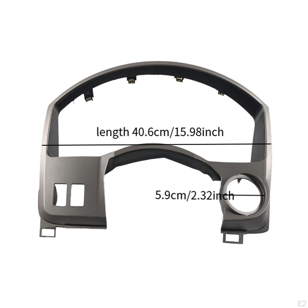 Instrument Cluster Bezel Panel Dashboard Replaces Spare Parts Multiuse