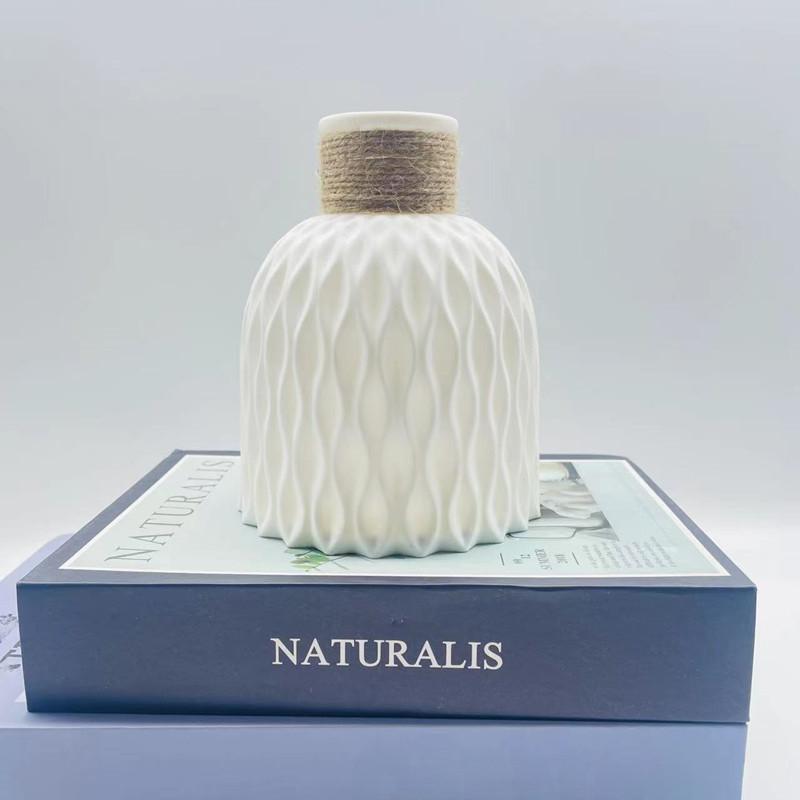 Pineapple Design Decorative Vase Plastic Flower Pot Table And Home Ornaments