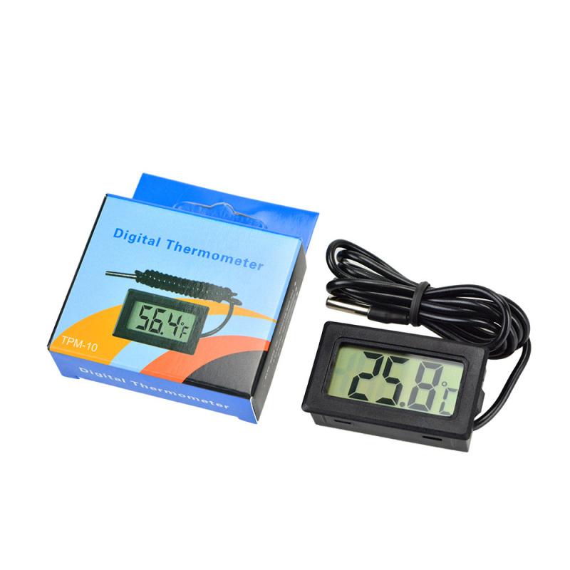 Termometro Elettronico Impermeabile Integrato ad Alta Precisione Monitor Digitale Dedicato della Temperatura dell'Acqua per Acquari Incubatoi