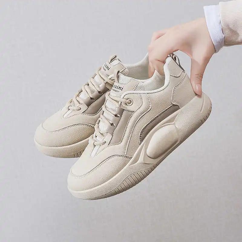 Colorful Sneakers Walking Minimalist Footwear Woman Khaki Shoes Woman Sport Sabot Fit Luxury Brand Tens Trending Products