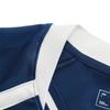 Li Ning Sports Lifestyle Series Spliced Letter Round Neck Comfortable Breathable Loose Short Sleeve T-Shirt Men Tops Deep-Navy AHSU551-2
