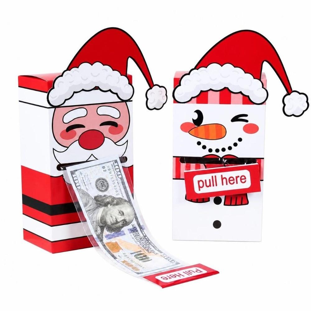 Santa Snowman Christmas Money Grabbing Box Funny Money Drawing Box  Family Gathering