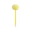 Round/Heart Shaped Ball Neutral Pen With Plush Ball Writing Tools Creative Gel Pen  School Office