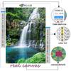 5D-Diamantgemälde, malerischer Wasserfall, DIY, Diamant-Stickerei, Strass, Heimdekoration