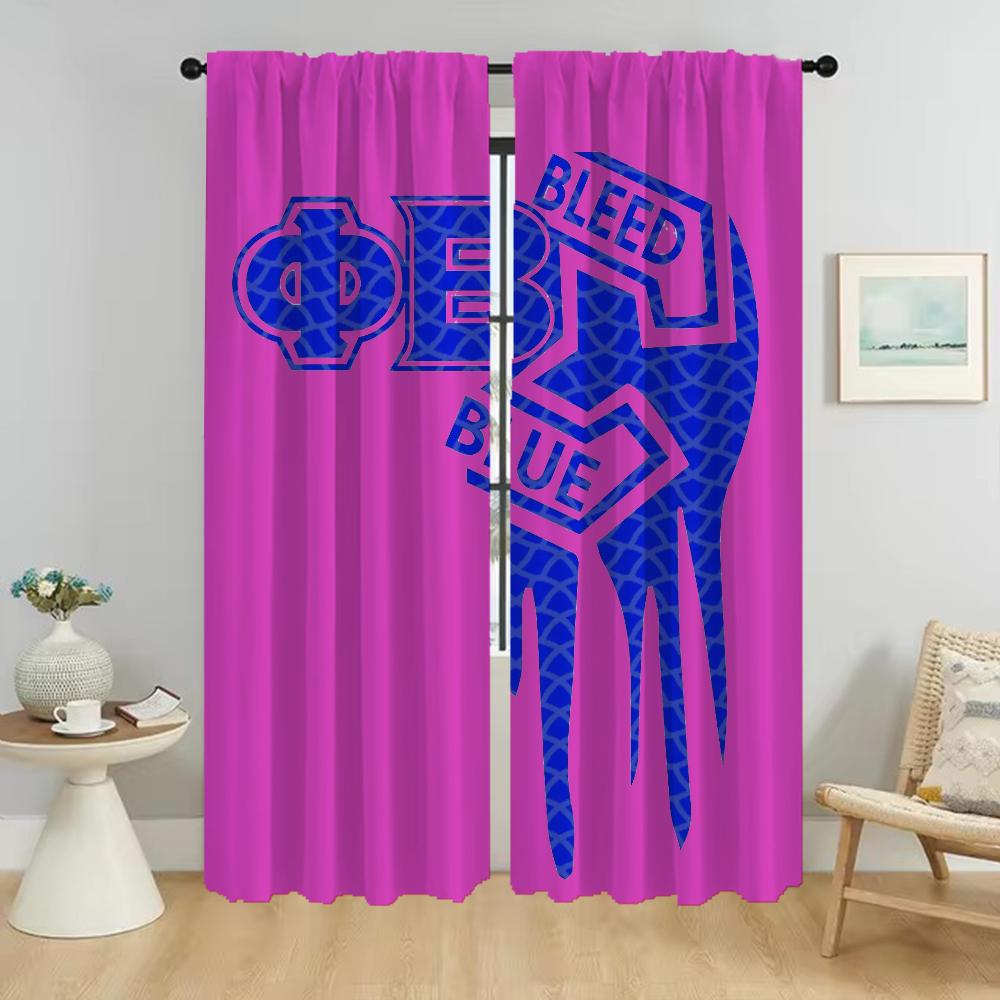 Myggnät 2 Delar Zeta Phi Beta Lätta Gardiner för Vardagsrumsgardin Tyg för Sovrumsavskärmning Persienner