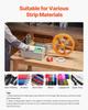 Automatic Webbing Cutting Machine Hot and Cold Ribbon Shoelaces Cutter