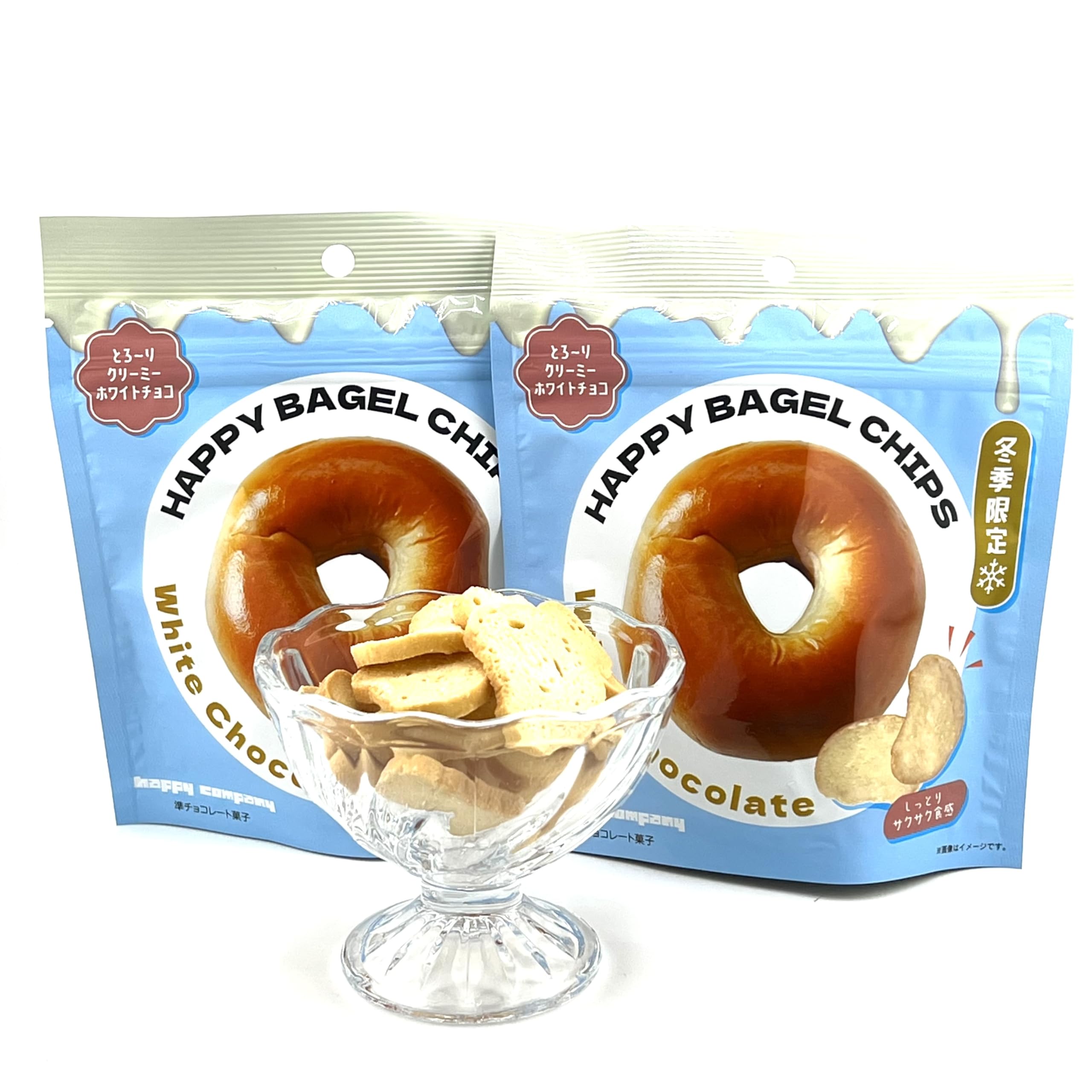 Limited Edition Perfect for Small Happy Company Bagel Chips 50g x 2 bags The bagel chips that are all the rage in Korea have bagel baked perfect for