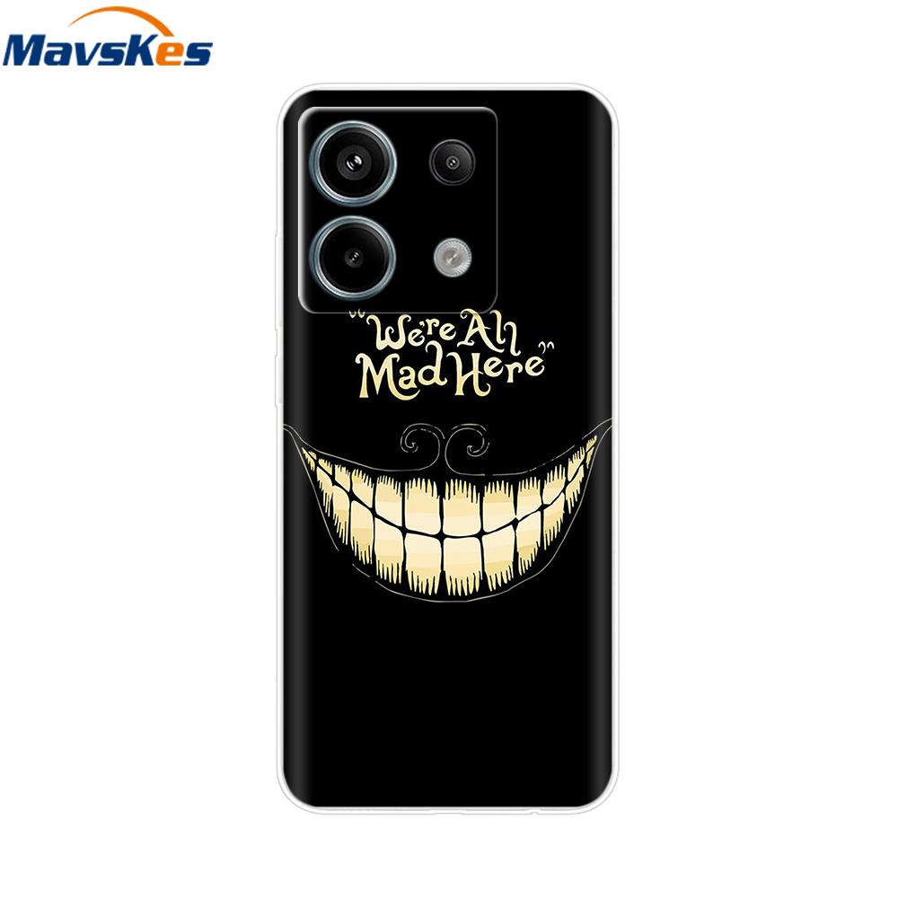 Handyhülle Für Xiaomi Redmi Note 13 Pro 5G Rückseite Niedlich Stoßfest Weich Klar Silikon TPU Für Redmi Note13 Note 13 Pro Funda