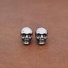 Punk Rock Totenkopf Ohrstecker für Herren Damen Edelstahl Mode Einfach Piercing Ohrring Klassische Persönlichkeit Schmuck Großhandel