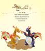 Poseable Shiny Orange Gigantamax Charizard Plush Toy with Skeleton