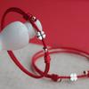 La Monada 21cm Leaf Heart Red Thread For Hand 925 Silver Bracelet Women Rope Red Thread Bracelets For Women Silver 925