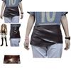 Dark Brown Game Role Playing Anime Character Imitation Mini Skirt Velcro Design