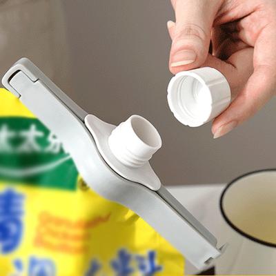 Sealing Clip with 2-piece Seasoning Storage Lid