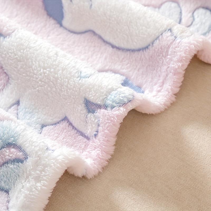 Ultra-Soft Quick-Dry Coral Fleece Baby Towel Blanket