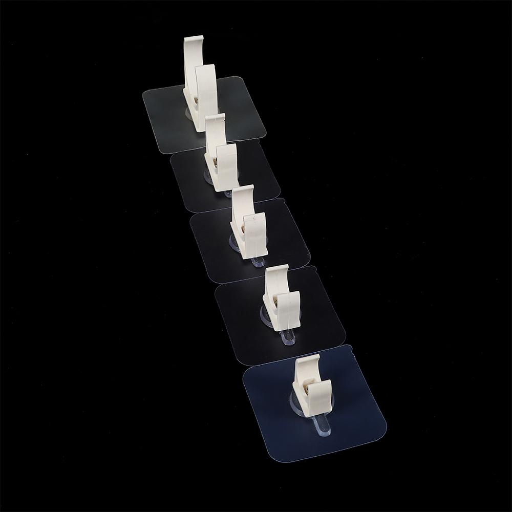1/5Pcs Punch-free Water Tube Holder Garden Irrigation Tube Clip Connector Self-adhesive Pipe Clamp