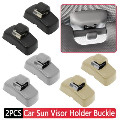 6/2PCS Sun Visor Clip For Skoda Fabia Amarok Beetle Bora Transporter Passat Beetle Lupo Dawn Saveiro Sharan Golf Touran Caddy