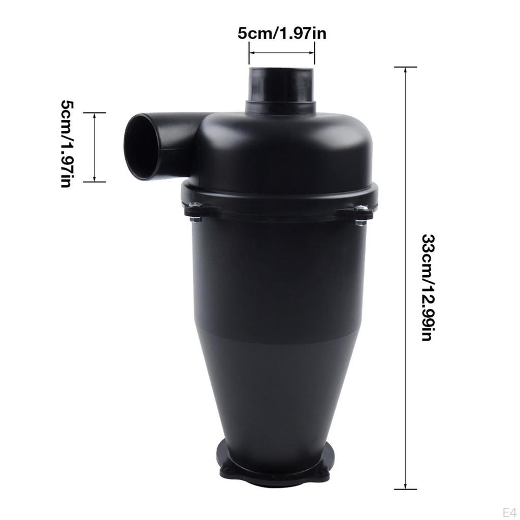 Cyclone Dust Collector Spare Part Compact Sturdy Easy To Install Woodworking Without Elbow