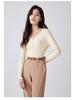 Women's Round Neck Cashmere Sweater: Autumn & Winter Versatile Long Sleeve Knit Top, Solid Color Fashion Basic.