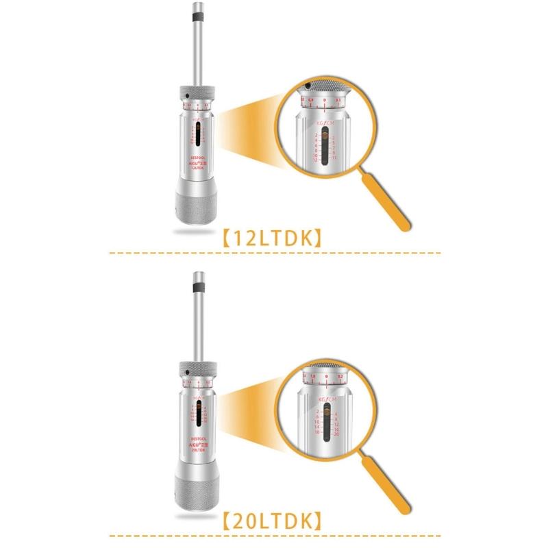 Torques Limiting Screwdriver With Calibration Marks Quick Changes Bit System Comfortable Grip Design For Professional Technicians