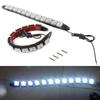 1Pc Universal 12 LEDs DRL Flexible Car Daytime Running Light Driving Daylight Fog Lamp