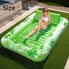 Sloosh-L/XL Inflatable Tanning Pool Lounge Float With Cup Holder, 70"X46"/85″ X 57″ More Large Sun Tan Tub Adult Pool Floats Raft Summervibes