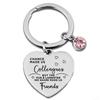 Keychain Steel Stainless Keyring Christmas Friendship Gifts Backpack Pendant