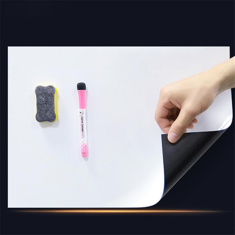 A3 A4 A5 PET Magnetischer Kühlschrankaufkleber Kleine Weiche Whiteboard Löschbare Heim Büro Pinnwand mit Stift