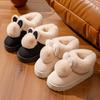 Cotton slippers bag heel slippers autumn and winter home plush cotton shoes wear non-slip cute thick sole warm cotton mop