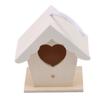 Creative Wooden Hummingbird House With Hanging Rope Home Gardening Decoration Bird's Small Hot Nest Diy Types Wall-mounted
