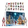 Christmas Gnomes Advent Calendar 2025 24-Day Calendar Countdown Winter Scene Holiday Decor Collectible Figures Gnomes Set for Family