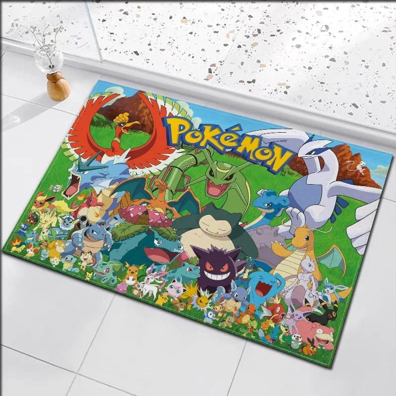

Дисней Аниме Покемон Напольный коврик Милый Детский Гостиная Спальня Ванная Кухня Вход Коврики Противоскользящий Домашний Декор Ковер 30X50CM