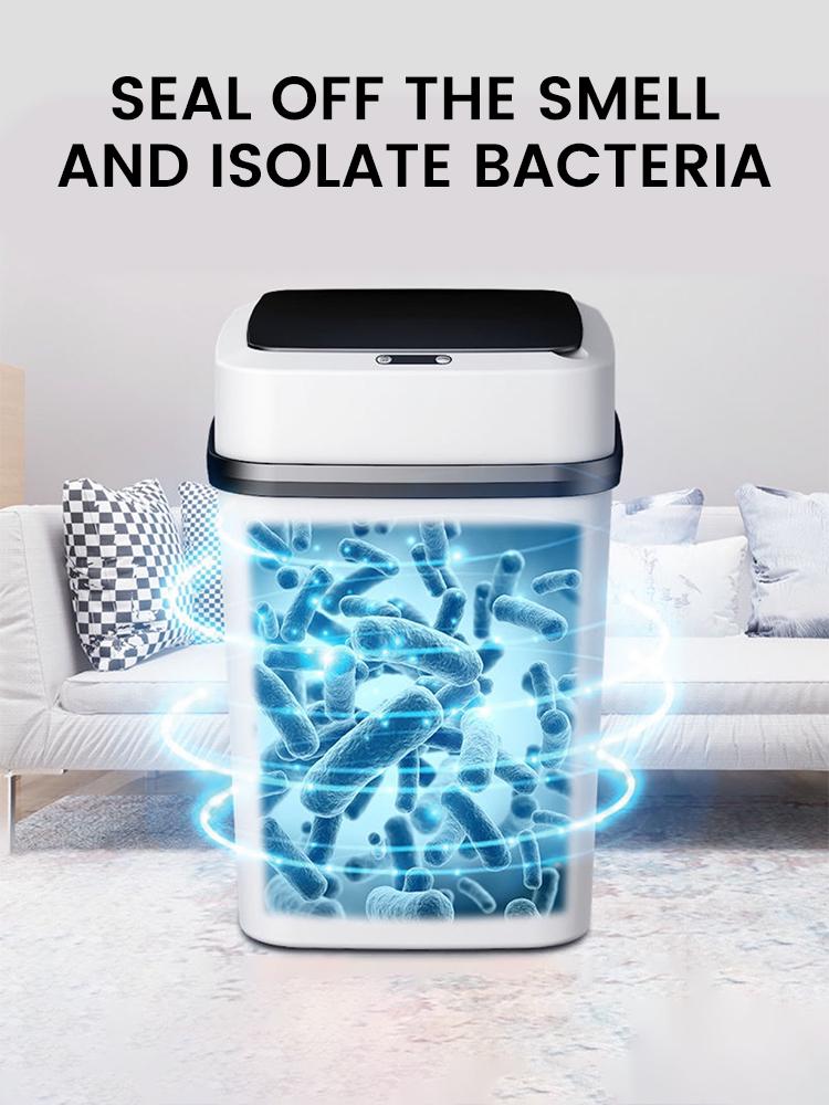 Bin 13L Bathroom Touch In The Toilet Garbage Bucket Waste Bins Dustbin Smart Trash Can Kitchen