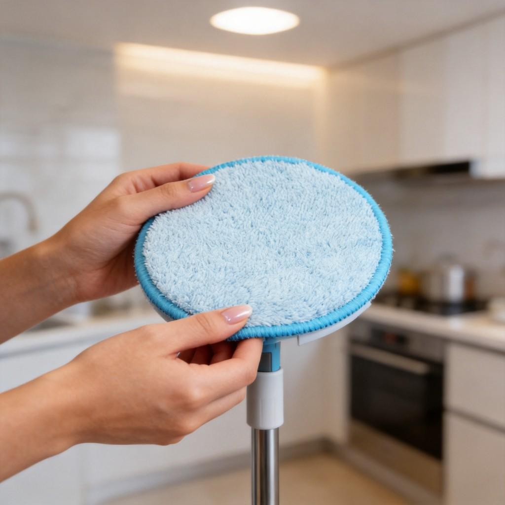 Steam Mop Replacement Cloths For Handheld Electric Sweeper Fiber Material Pack Of Two