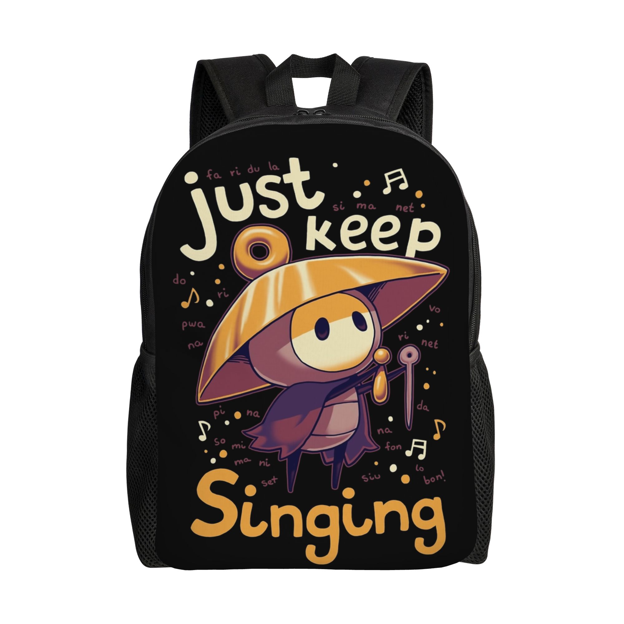 Domo Kun Gezicht Anime Cool Dagelijkse Rugzak Sport Leerling Wandelen Uitje Meme Poppetje Daypack voor Mannen Vrouwen Laptop Computer Sling Tote