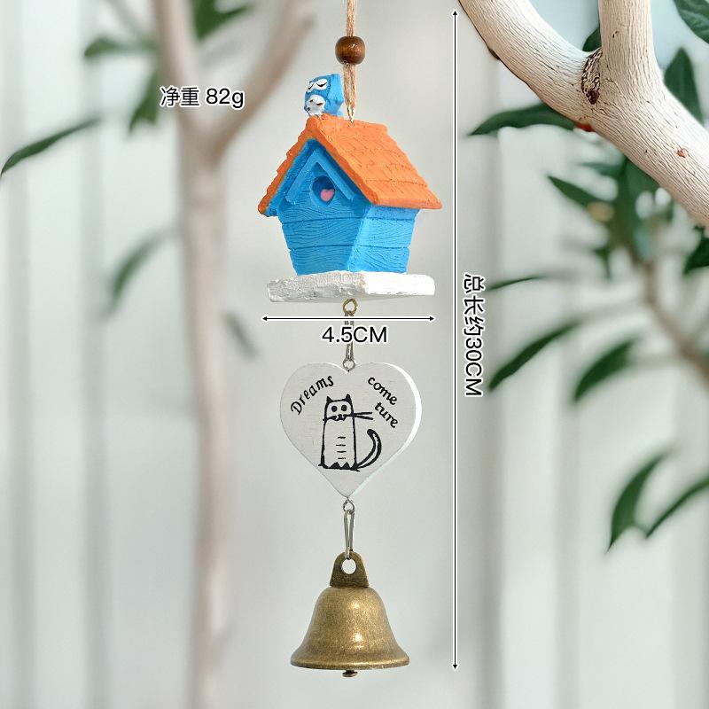 

Wind Chime Hanging Decoration 1PCS Copper Bell Hanging Creative Outdoor Tinkle Decoration Cure Department DIY Bells