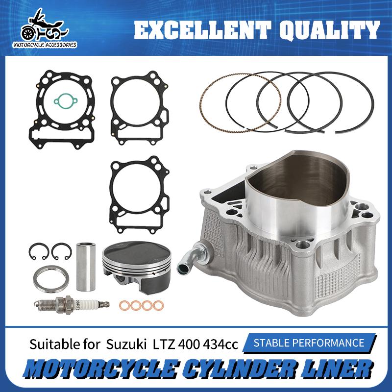 SJ Motorcycle Accessory 434CC Engine Motor For Suzuki LTZ 400 Quadsport Z400 DRZ 400 DRZ400 Piston Kit Motoblock ATV Equipment