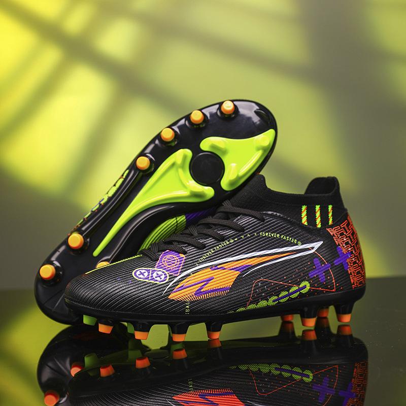 Low-top thorn 15 football shoes World Cup tf broken nails artificial turf AG nails leather foot training shoes for male and female students