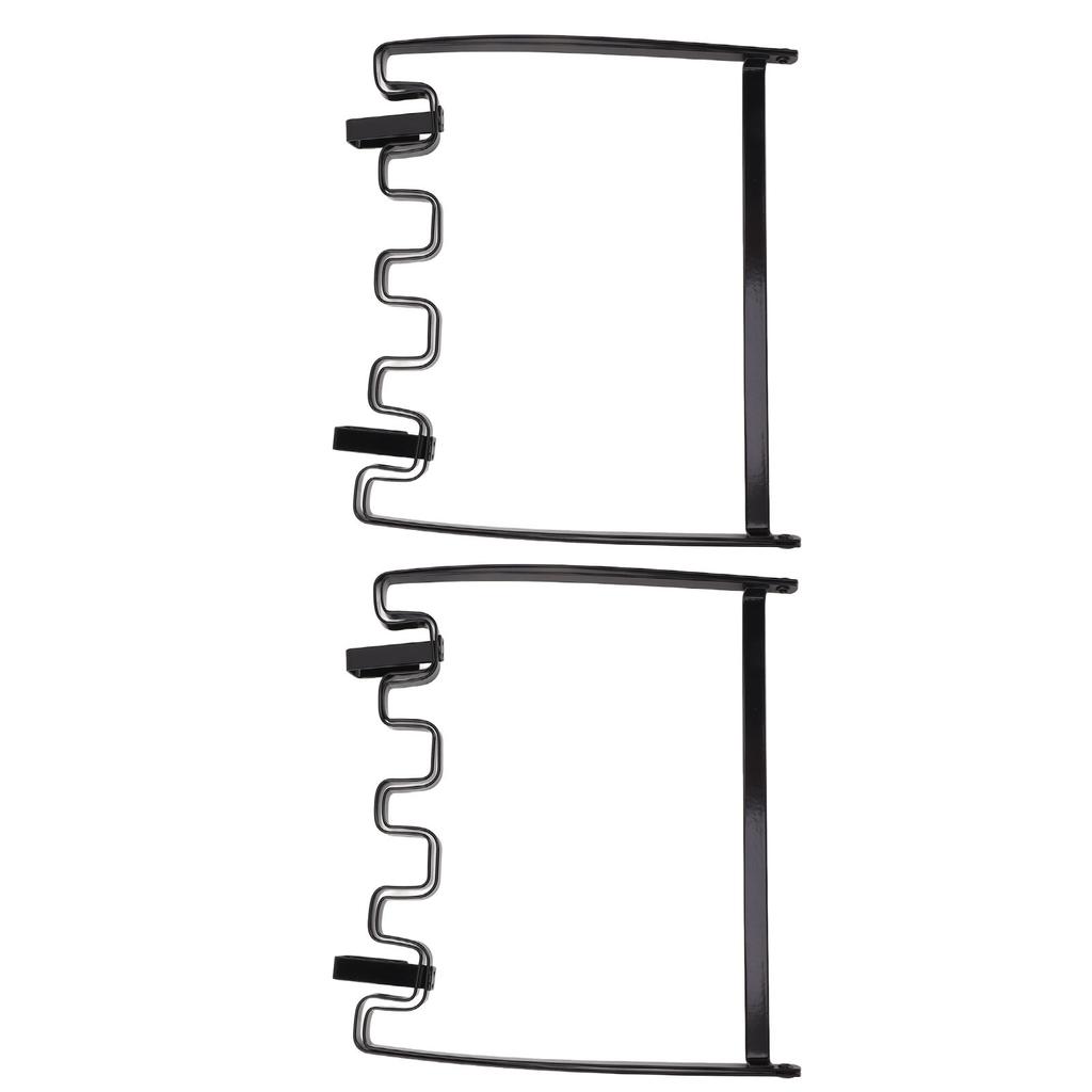 2PCS Hanging Trash Bag Holder Iron Foldable Under Sink Garbage Bag Rack for Kitchen Cupboard Frame Cabinet Door