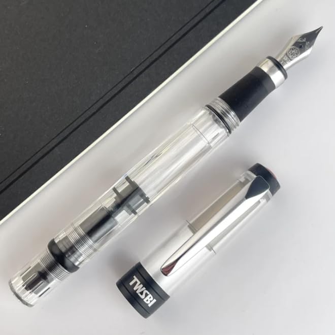 TWSBI Diamond 580 ALR Fountain Pen, Black, Extra Fine Nib, EF, TW100771