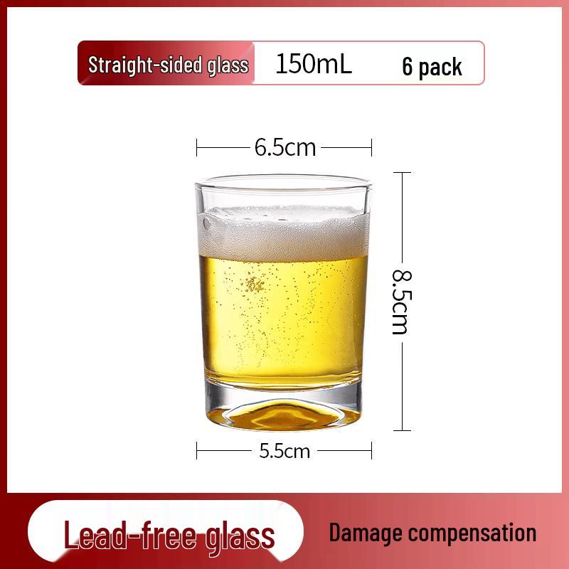 Tempered Octagonal Glass Drinking Tumbler