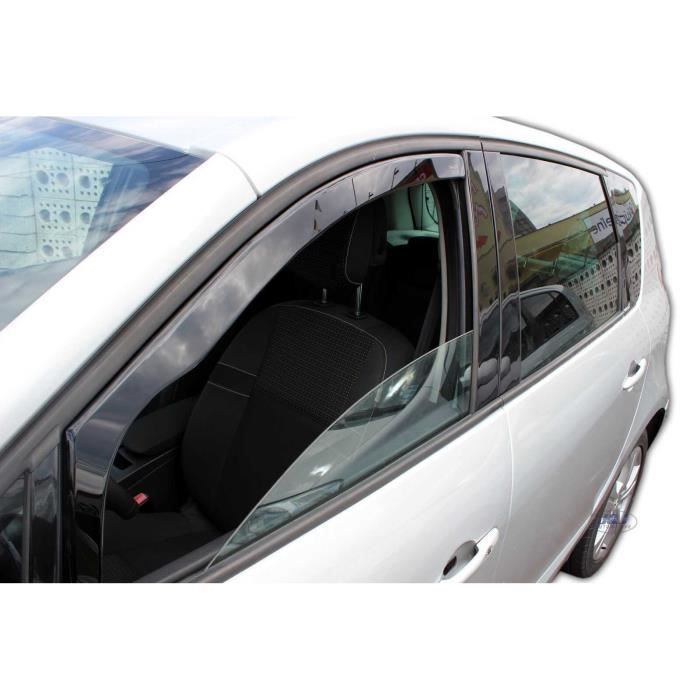J&J AUTOMOTIVE | Heko Deflecteurs d'air Déflecteurs de Vent Pour Renault Scenic 3, 2009-2016