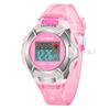 Digital Watch for Student Electronic LED Night Alarm Date and Day Hour Color Timer Popular Gift for School Entrance Day Girls, Kids, Girls, Watch,
