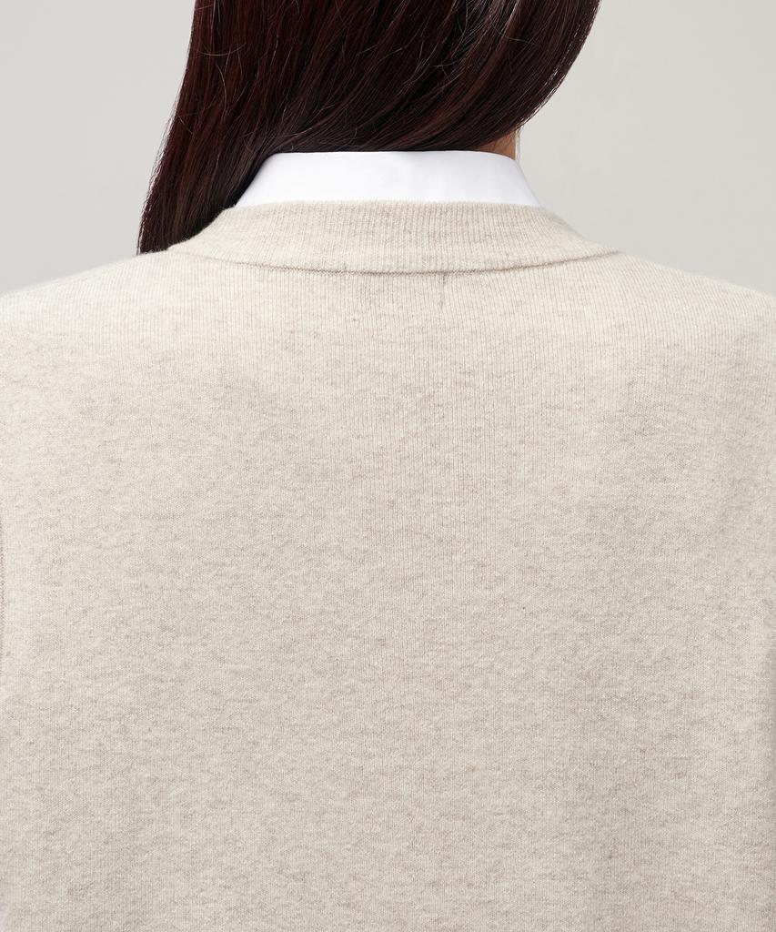 MUSINSA STANDARD WOMAN Women'S Lambswool Knit Vest [Oatmeal]