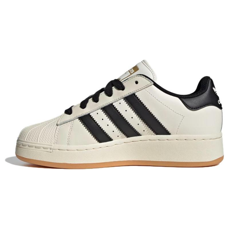 Adidas Superstar Xlg Creme Weiß Schwarz Gummi Damen Sneaker ID5698