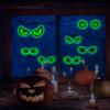 Glow In The Dark Halloween Peeking Eyes Self Adhesive Wall Stickers For Spooky Party Decorations PVC Material