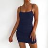 European and American summer skirts women's fashion sexy party suspenders tight dress Spice girl hip skirt