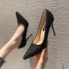 High Heels with Seductive Pointed Toe Large Size