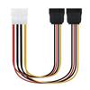 NANO CABLE Nanocable Power Duplicator Cable 10.19.0101-oem/ Molex Male - 2x Sata Female/ 20cm