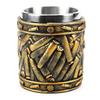 New Revolver Pistol Ball Holder Beer Cup Hand Gun Coffee Ball Wine Stein Drinking Stainless Steel Retro Cup | Cups